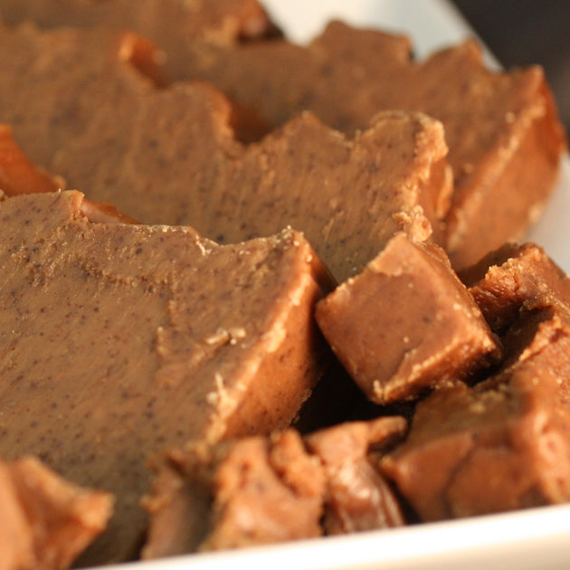 Chocolate Peanut Butter Goat's Milk Fudge b's Candy Shop
